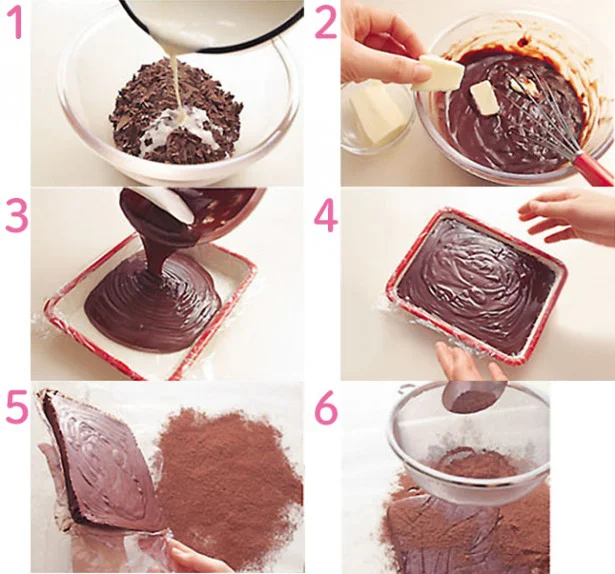 生チョコはお菓子作り初心者さんでも簡単・手軽に作れちゃいます