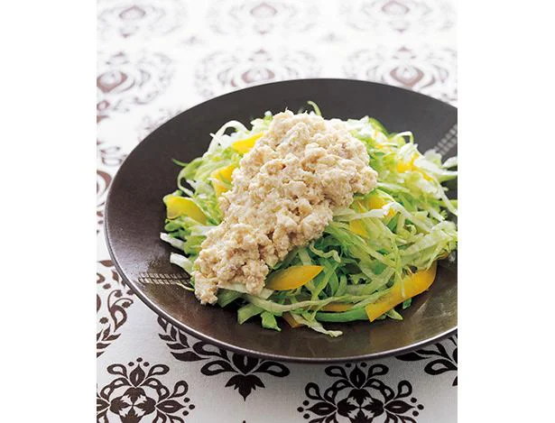 【画像を見る】フワフワドレッシングで野菜が進む!