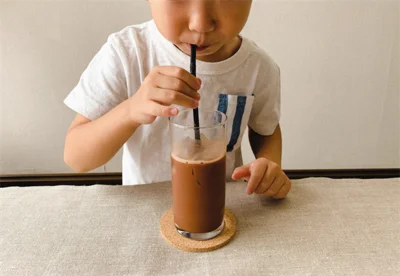 チョコレート効果ドリンクの完成！