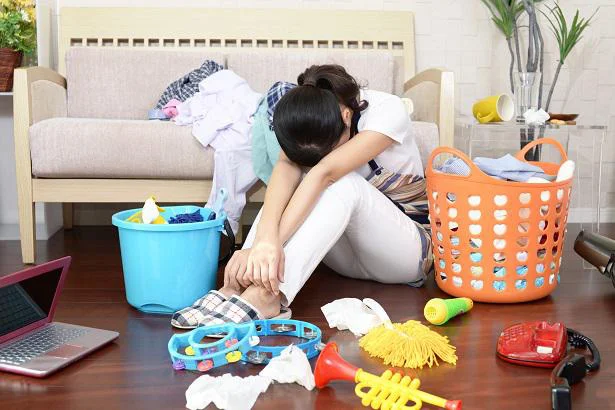 家事に休みはない……！　夫、子どもに伝えたい「私、とってもへとへとです！！」