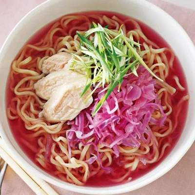 「桃色ラーメン」