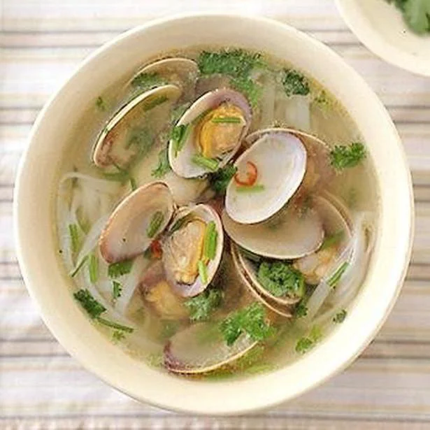 「あさりのベトナム風スープ」