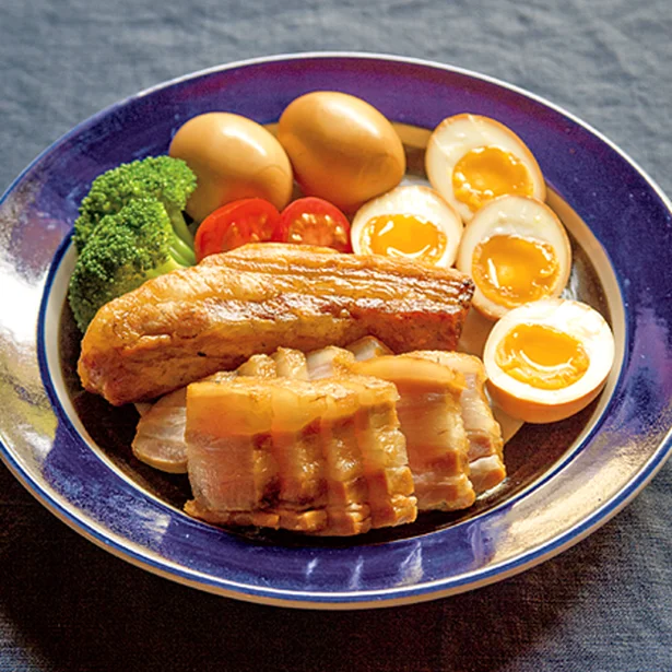 「おうちベーコン&燻製卵」