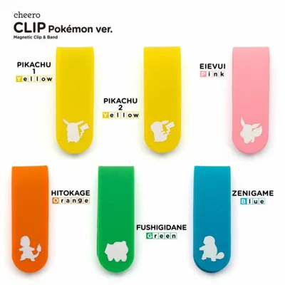 【写真を見る】 『cheero CLIP Pokémon version万能クリップ』　全6種類 1セットがAmazon直販価格1,780円(税込)
