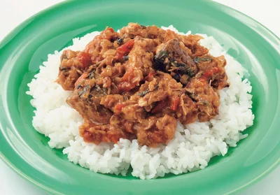 奥深い味わい「さばのドライカレー」