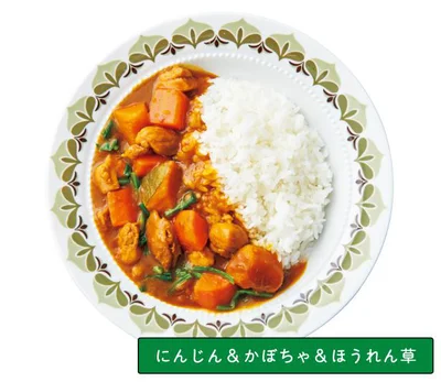 チキンと野菜のカラフルカレー