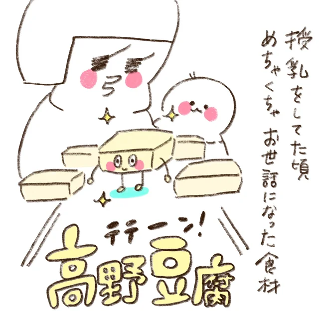 授乳中にめっちゃ食べてた神の食べ物「高野豆腐」をもっと食卓に取り入れたい！