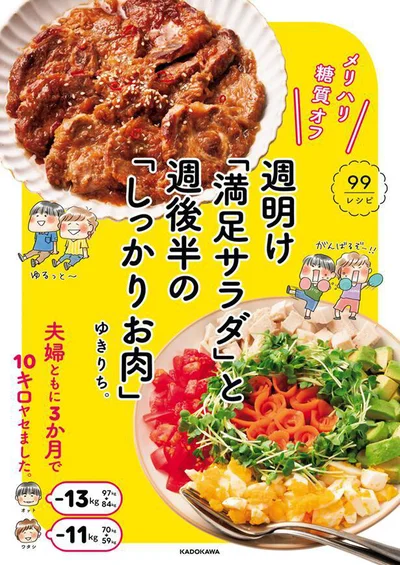 『メリハリ糖質オフ 週明け「満足サラダ」と 週後半の「しっかりお肉」』