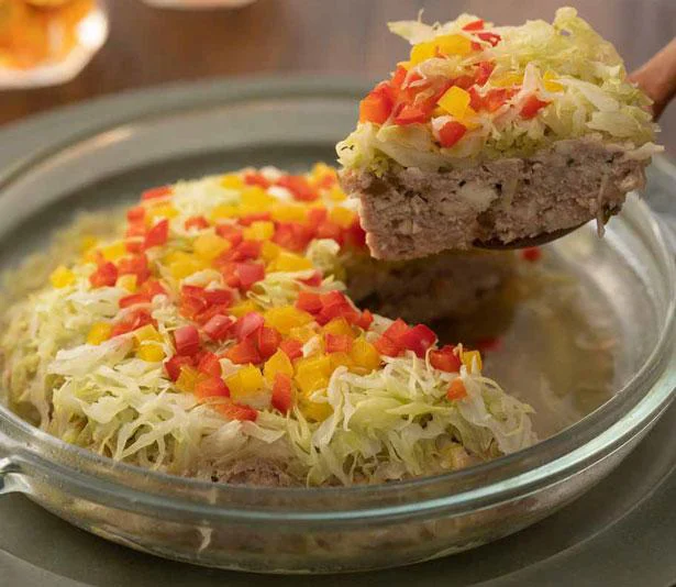 野菜で糖質多めのシュウマイの皮を代用!