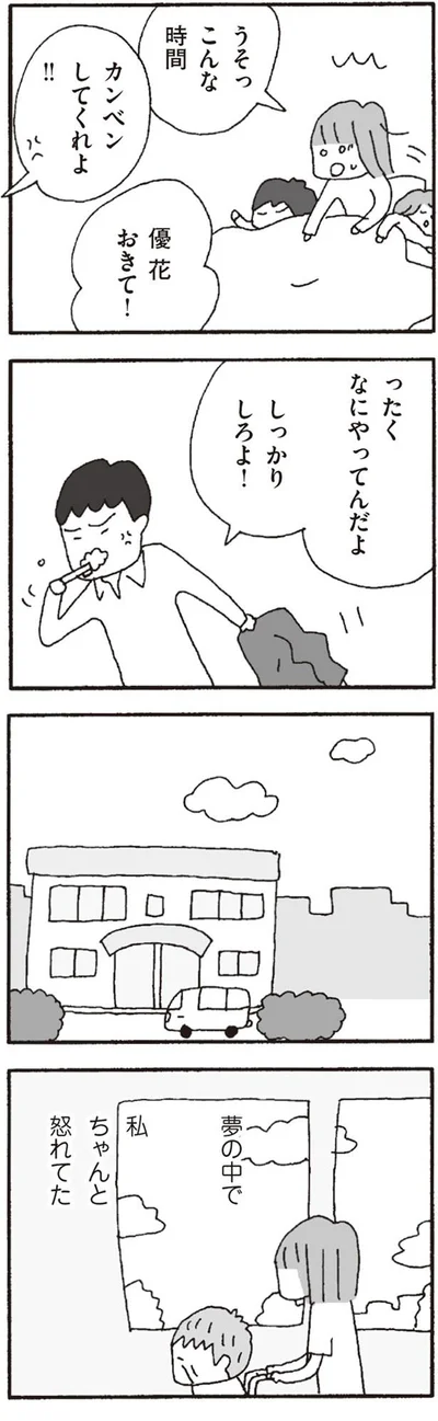 夢の中で怒れてた