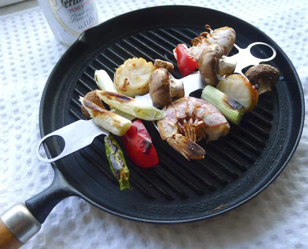 魚焼きグリルとフライパンと両方試したら、フライパンの方が焼き時間がちょっと早かった♪