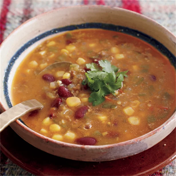 「豆のカレースープ」