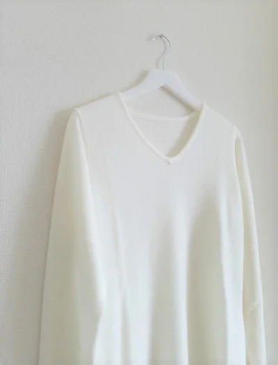 チュニック丈は約70㎝あって、さりげなくお尻やお腹周りを隠してくれます