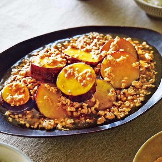 甘い×しょっぱいの無限ループ！ ほっくりおいもの簡単おかず「さつまいものそぼろ煮」