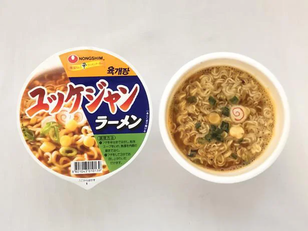 韓国でカップ麺といえば、農心のユッケジャンラーメン