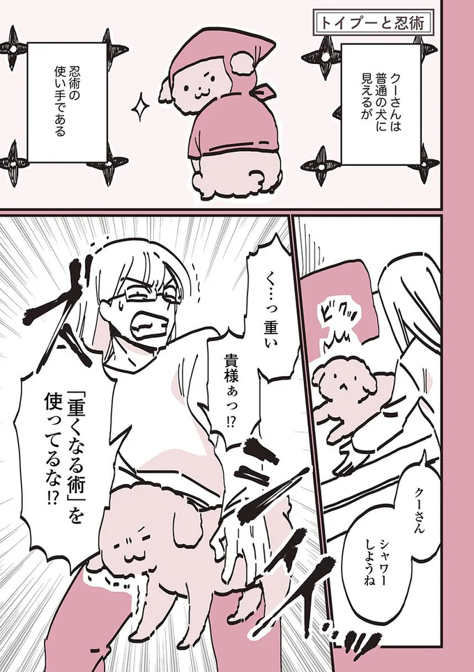 忍法「重くなる術」!