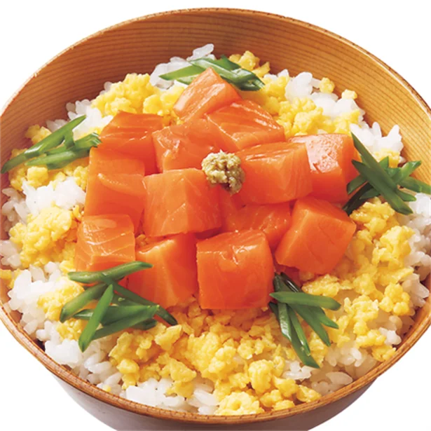 【画像を見る】お祝いにもぴったり!「サーモンのちらしずし丼」