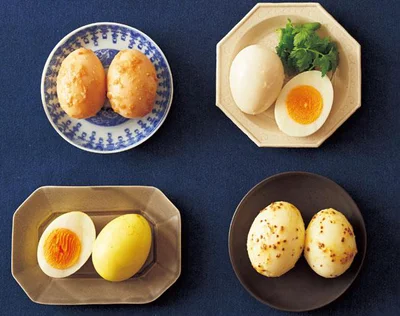 家にある調味料で作れる「味つけ卵」4選