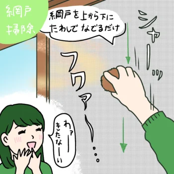 この方法ならこまめな掃除できるかも…！窓ガラスと網戸の「ゆる掃除」やってみた