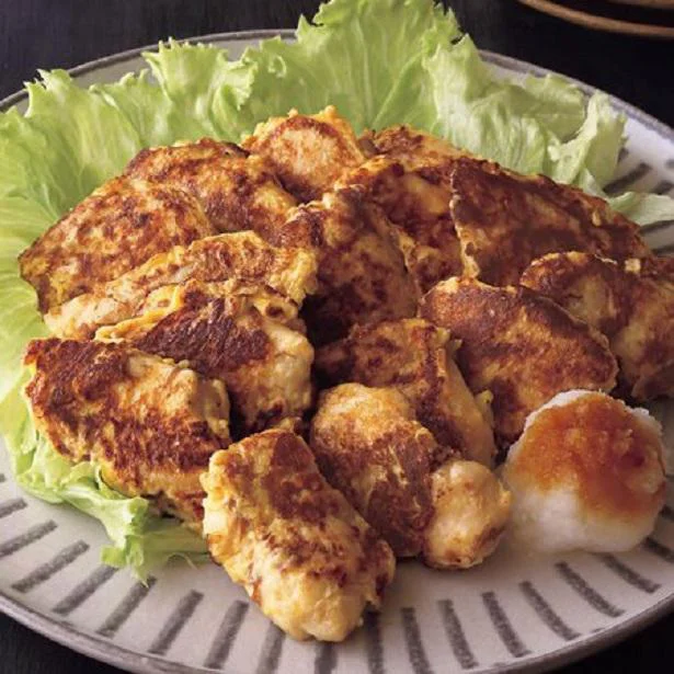 チーズ＆かつお節のうまみでおいしさ爆上げ！ 「とりむね肉の和風ピカタ」