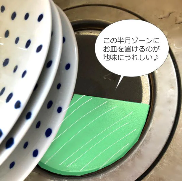 この分だけシンクスペースが広がったかのよう…!