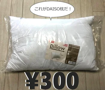 寝具も【ダイソー】の時代!?なんと「300円枕」が売られていました（衝撃）！　