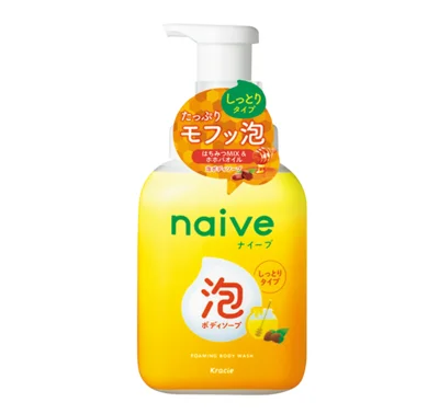 ナイーブ 泡が出てくるボディソープ（しっとりタイプ） 500ml ￥462（編集部調べ）／クラシエホームプロダクツ