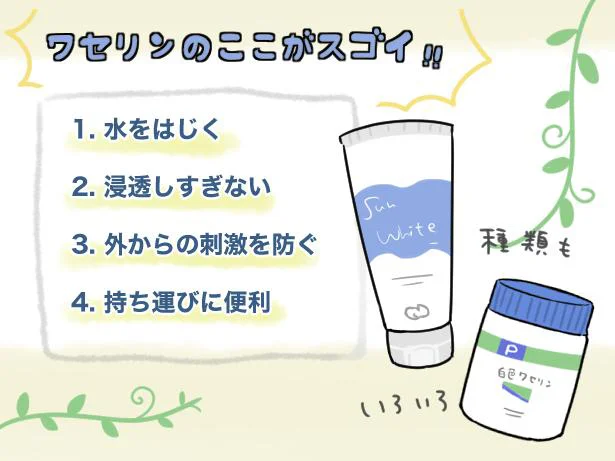 肌の保湿だけじゃない 髪にも 化粧品にも ワセリンが便利すぎてもう手放せない レタスクラブ