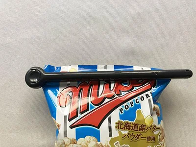 開口部20cmほどの袋もガシッと閉じることができる！