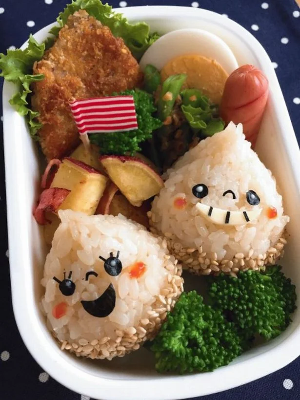 【キャラ弁】ゴマを使うと「栗っぽさ」が高まる、定番テクニック