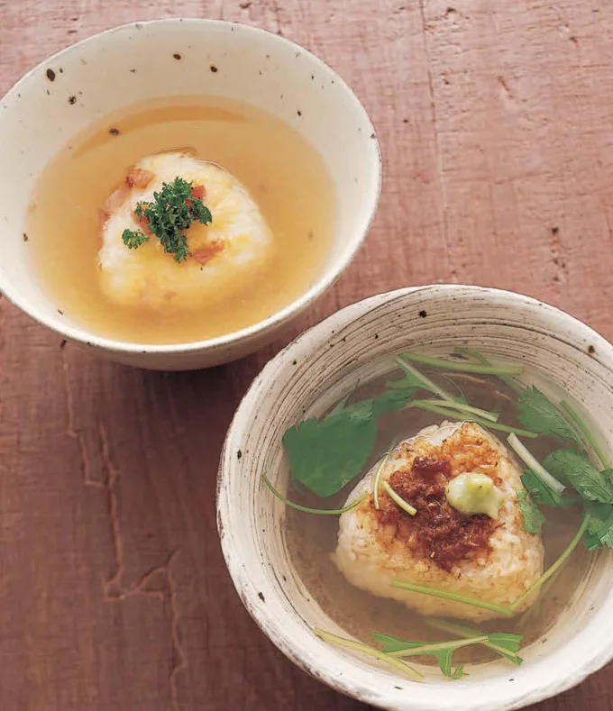 2度おいしくて見た目も◎♪「焼きおにぎり茶漬け」