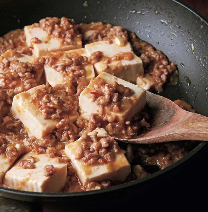 とろっとろのピリ辛みそ味「麻婆豆腐」