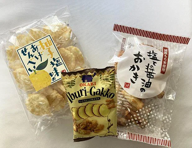 POPにつられて「食べてみなきゃ！」という気になった米菓3品