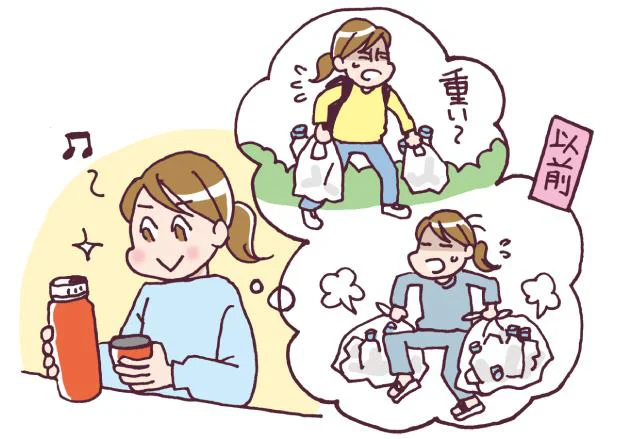 ペットボトルを減らせてエコ買い物やゴミ出しの手間も減る!