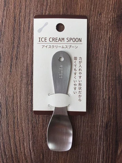 【画像】【セリア】「アイスクリームスプーン」100円/1個（税抜き）