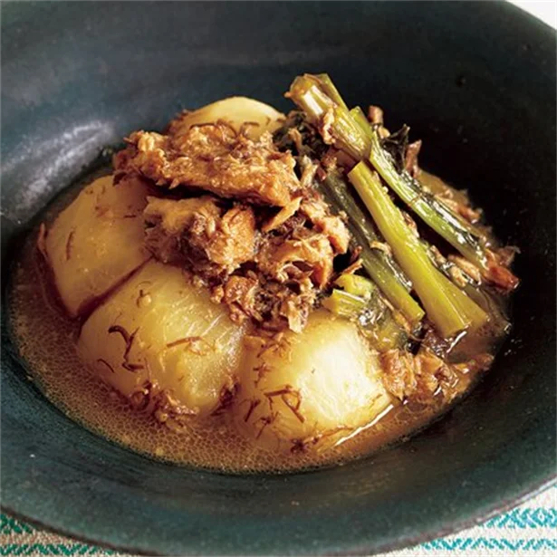 「かぶのさば缶みそ煮」