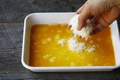 グラナ・パダーノのミラノ風チキンカツのPoint