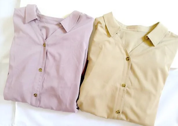【画像を見る】ベージュだけを買うつもりが、春らしい色も欲しくて、もう1着買っちゃいました!