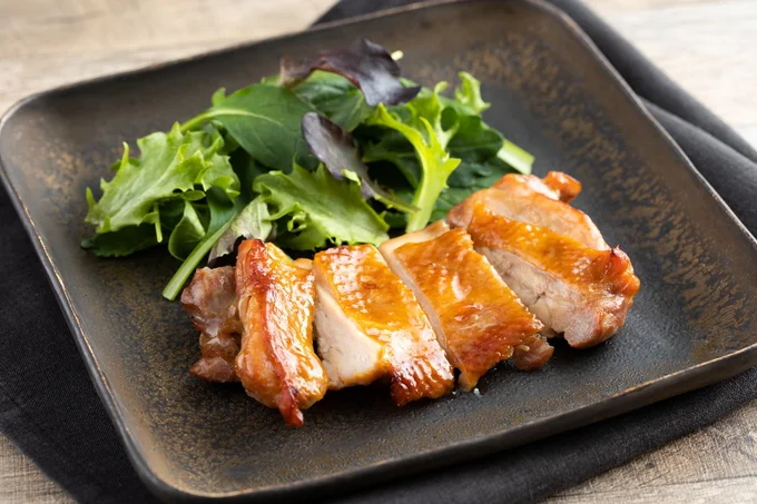 ビストロで作った「鶏の照り焼き」