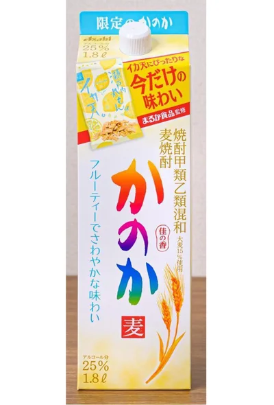 さわやかな飲み口が◎！「イカ天瀬戸内れもん味にぴったりの麦焼酎 かのか 25度 1.8L」