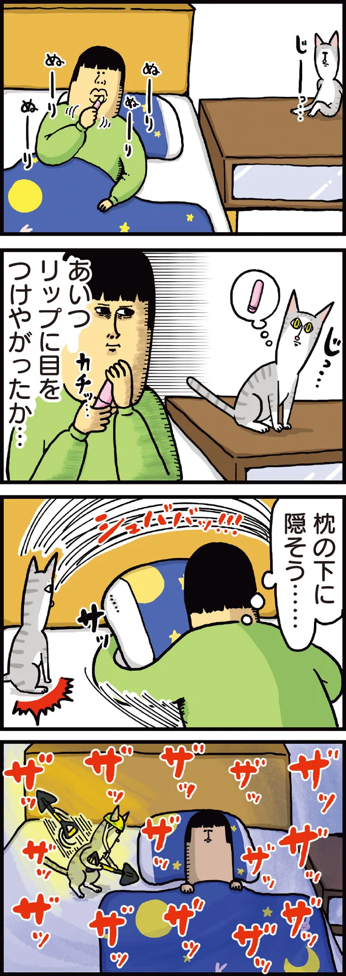 眠れない 猫の異常な執着 まめきちまめこニートの日常 こまちとタビ 6 レタスクラブ