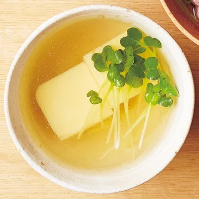 「卵豆腐のスープ」