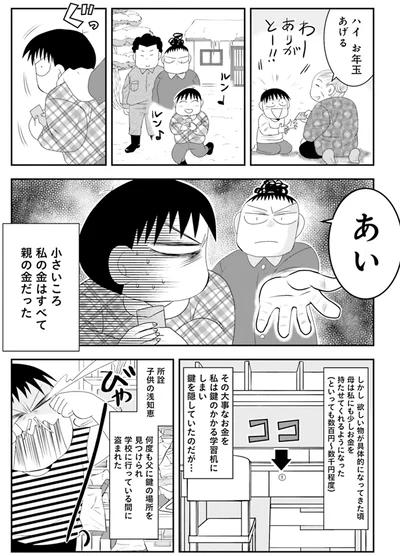 お年玉はもちろん没収