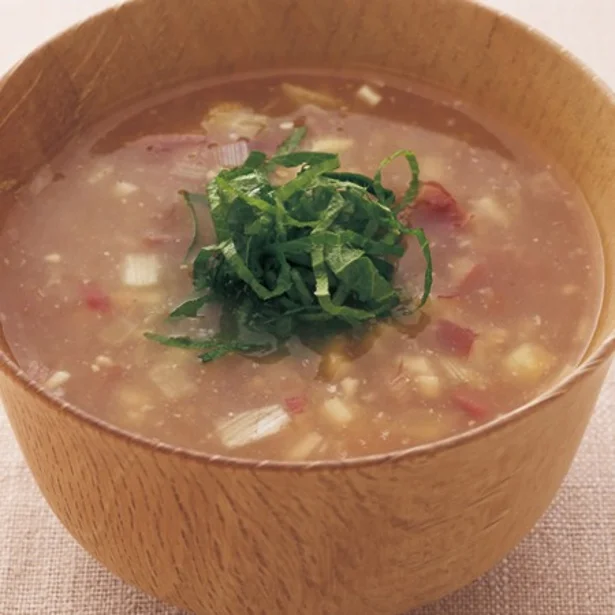 「香味野菜のみそ汁」