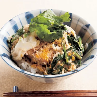 「さば缶の卵とじ丼」