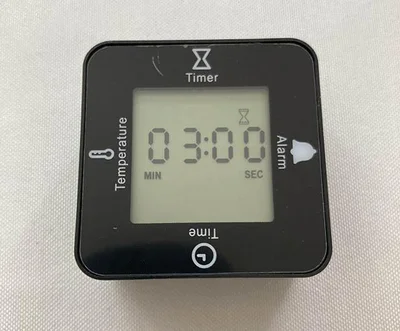タイマー面で、3分セットしたところ