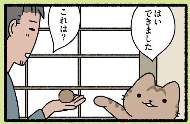 ねこに渡されたもの。これは…？