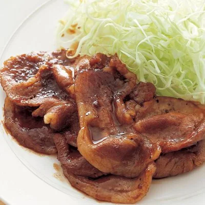 「豚肉のしょうが焼き」