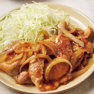 「豚肉のしょうがにんにく焼き」