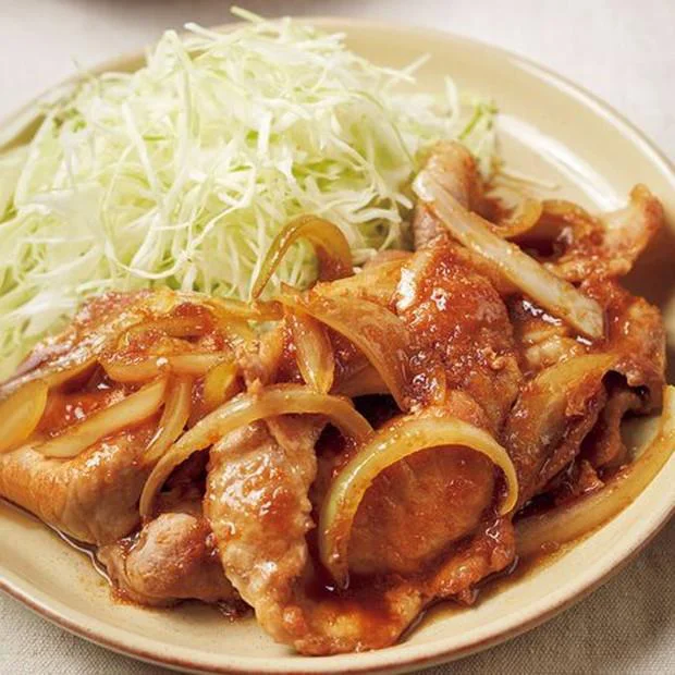 「豚肉のしょうがにんにく焼き」